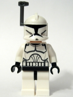 LEGO Minifigure -- Clone Trooper Clone Wars with Dark Bluish Gray Helmet Antenna-Star Wars / Star Wars Clone Wars -- SW0200 -- Creative Brick Builders